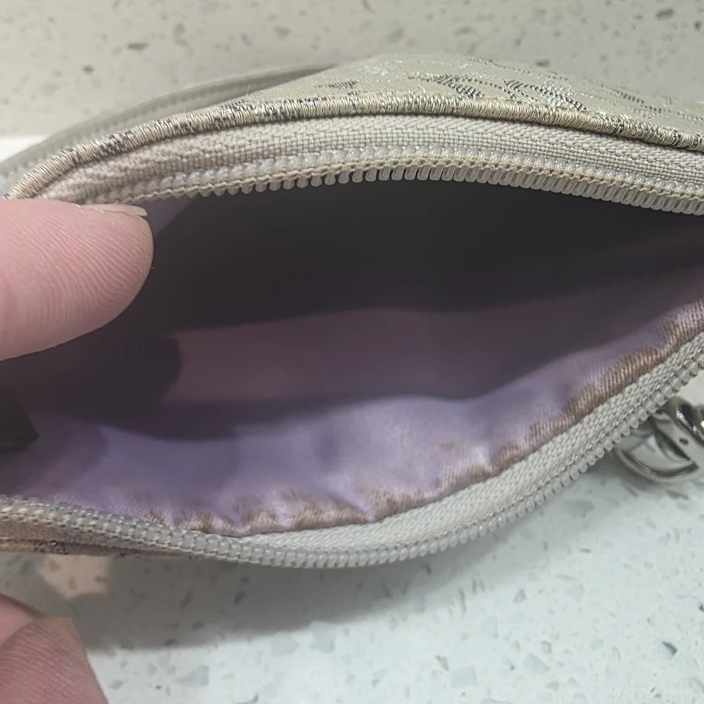 Coach Metallic Silver and Gray Wristlet - Like New - Picture 3 of 3